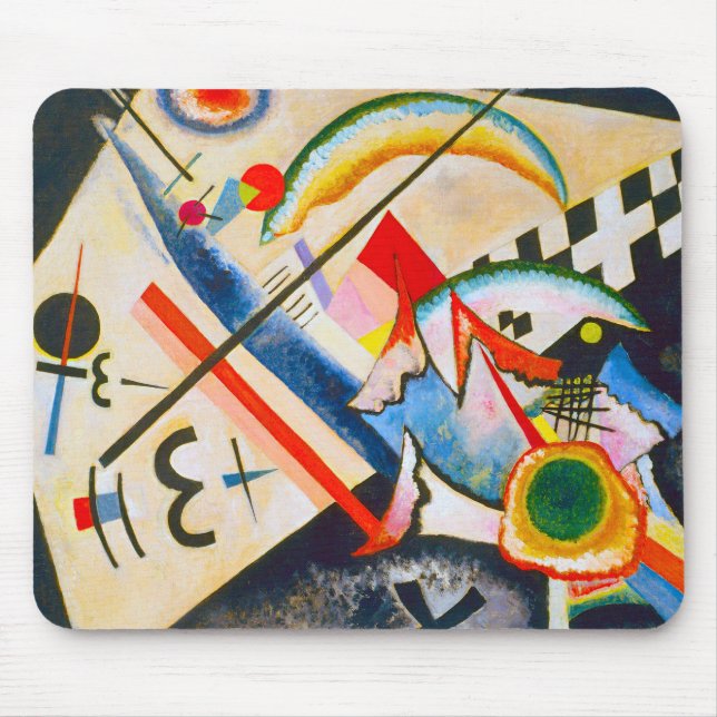 Musen för den Kandinsky vitkor vadderar Musmatta (Framsidan)