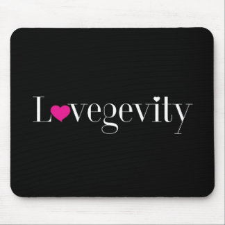 Musen för den Lovegevity logotypsvarten vadderar Musmatta