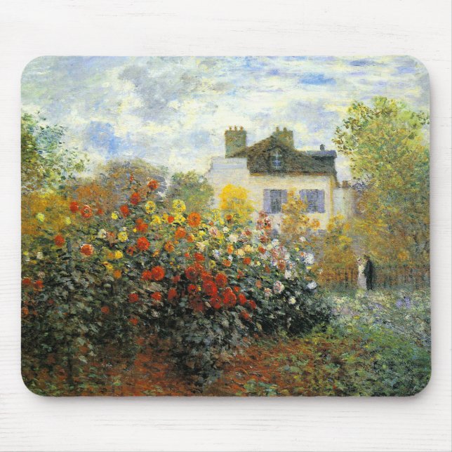 Musen för den Monet roträdgården vadderar Musmatta (Framsidan)