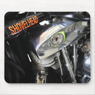 Musen för den old schoolShovelhead motorcykeln Musmatta