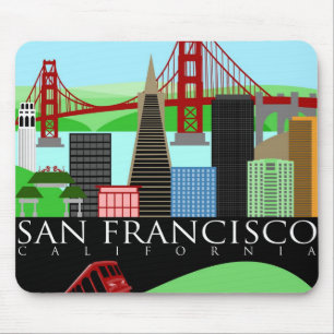 Musen för den San Francisco horisontillustratione Musmatta