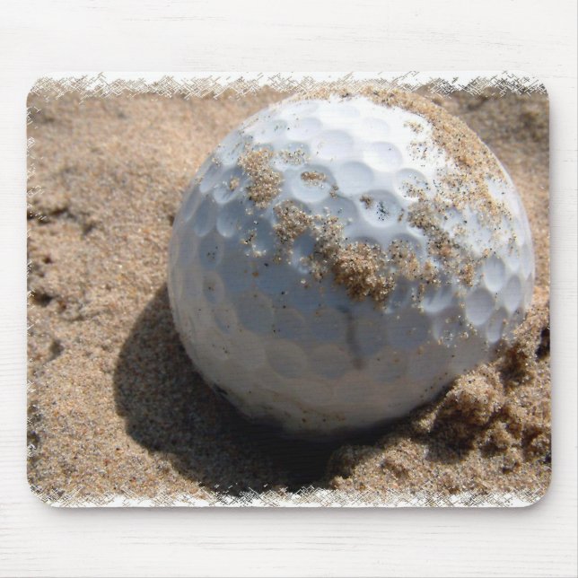 Musen för designen för GolfSandgropen vadderar Musmatta (Framsidan)