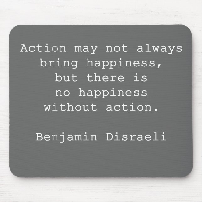 Musen för Disraeli citationsteckengrått vadderar Musmatta (Framsidan)