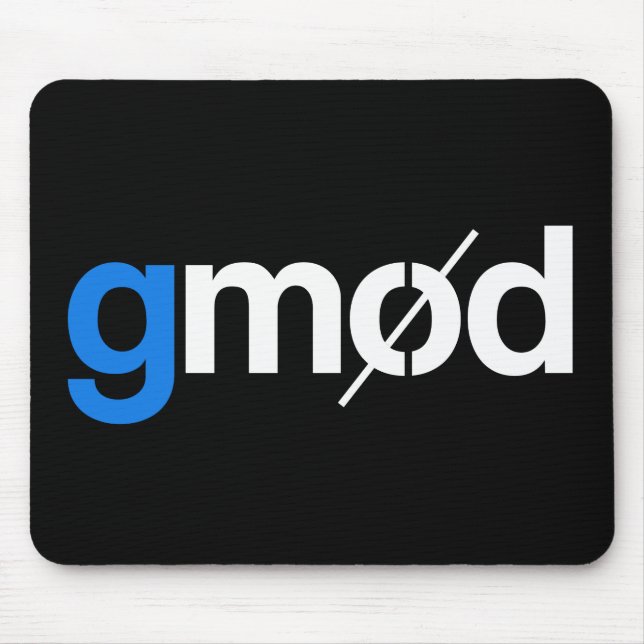 Musen för Gmod logotypdobbel vadderar Musmatta (Framsidan)