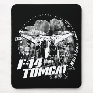 Musen för tomcaten F-14 vadderar Mousepad Musmatta