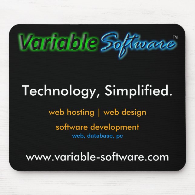 Musen för variabelsoftwareLLC vadderar Musmatta (Framsidan)