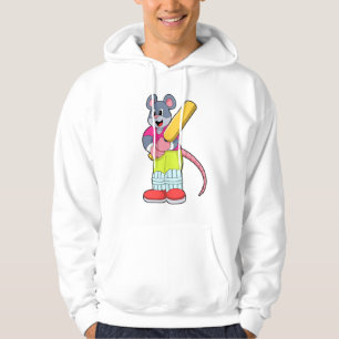 Musen i Cricket med Cricket fladdermus Hoodie