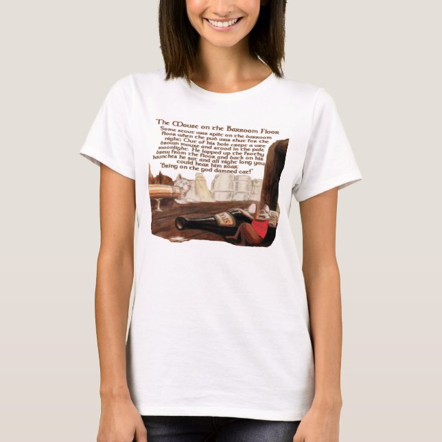 Musen på Pubgolv T Shirt (Framsida)