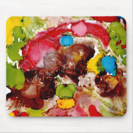 Musen vadderar brun hjärta musmatta