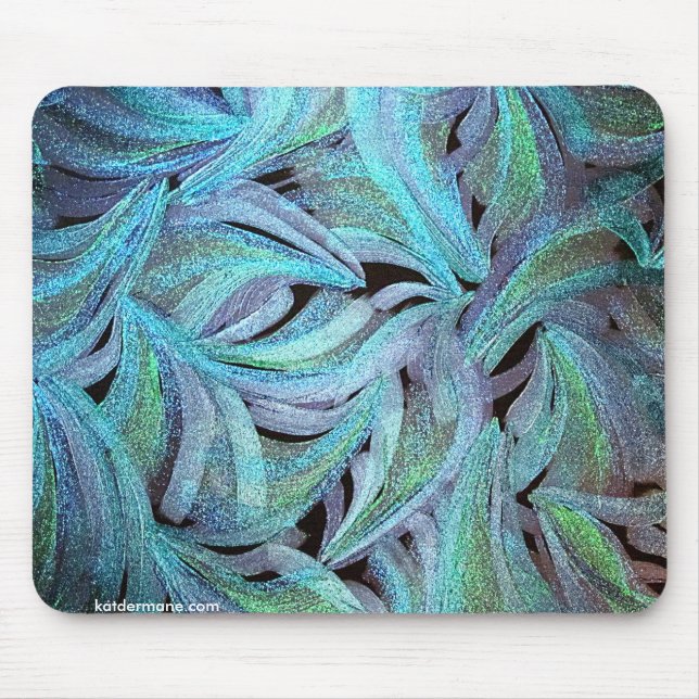 Musen vadderar - "fläktar det djupa hav ", musmatta (Framsidan)