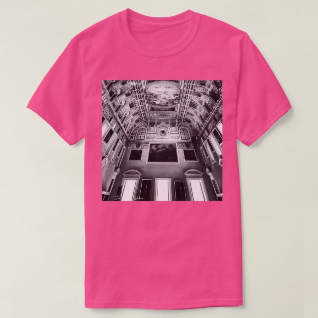 Museo Archeologico Nazionale Di Napoli Black and W T Shirt (Design framsida)