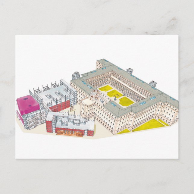 Museo Nacional Centro de Arte Reina Sofia. Vykort (Framsida)