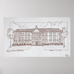 Museo Thyssen-Bornemisza   Madrid, Spanien Poster