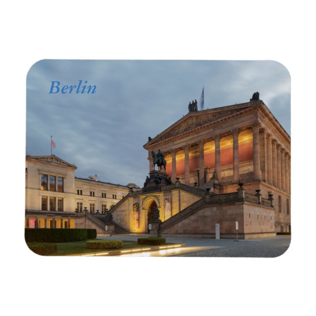 Museön i Berlin Magnet (Horisontell)