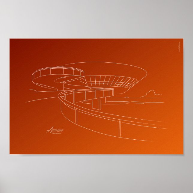 Museu de Arte Contemporânea de Niterói (MAC Nit) Poster (Framsidan)