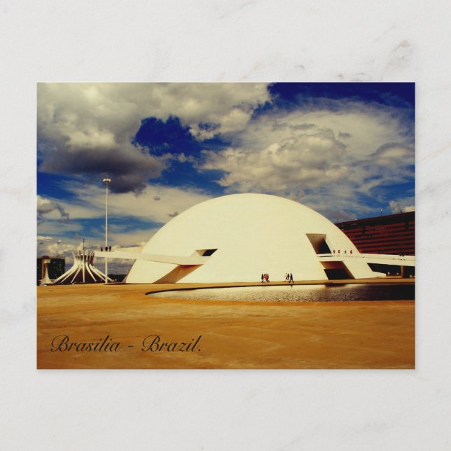 Museu Nacional Honestino Guimarães, Brasília. Vykort (Framsida)