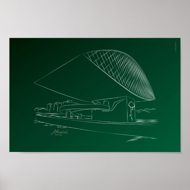 Museu Oscar Niemeyer Poster (Framsidan)