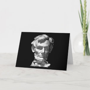 MUSEUM Artist Series Gibney Lincoln 2002 B&W Helgkort