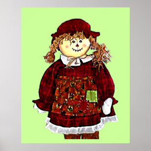 MUSEUM Artist Series jGibney StrawGirlT3-höger Poster