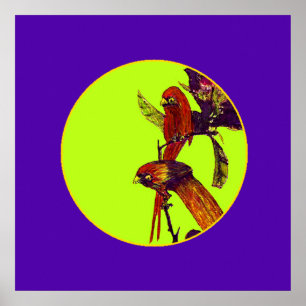 MUSEUM Artist Series Lila-Gult SqCircl Poster