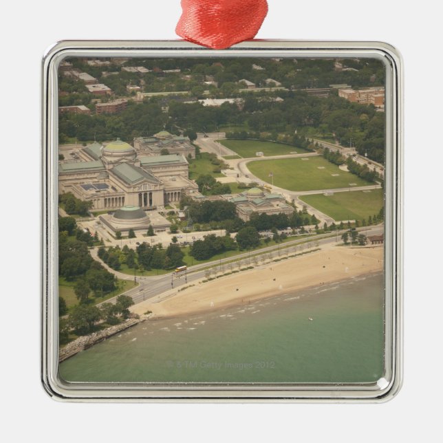 museum av vetenskap och bransch Chicago Illinois Julgransprydnad Metall (Framsidan)