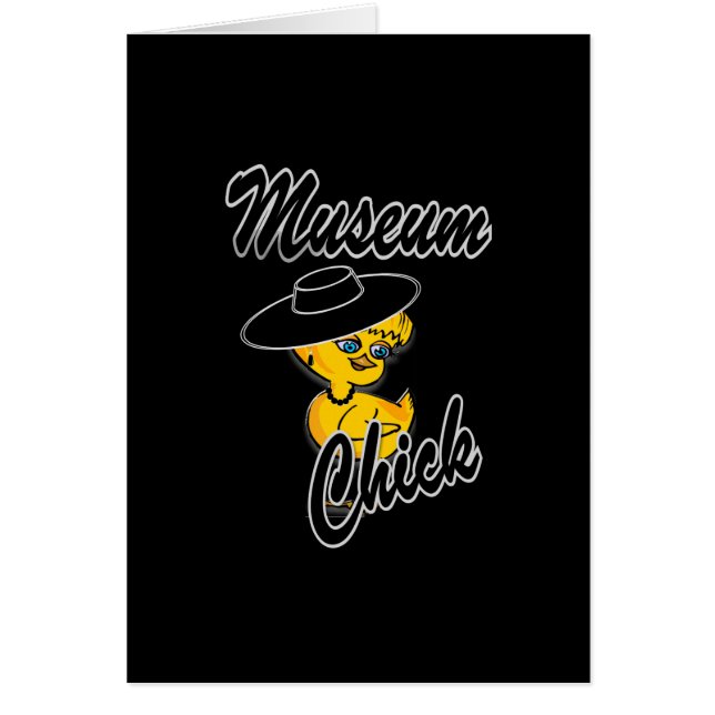 Museum-Chick nr 4 Hälsningskort (Framsidan)