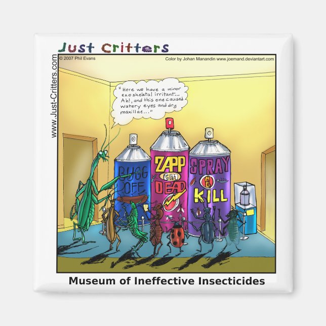 Museum för insektsbekämpningsmedel magnet (Framsidan)