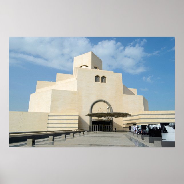 Museum för islamisk konst, Qatar affischtryck Poster (Framsidan)
