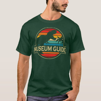 Museum Guide Dinosaur T Shirt
