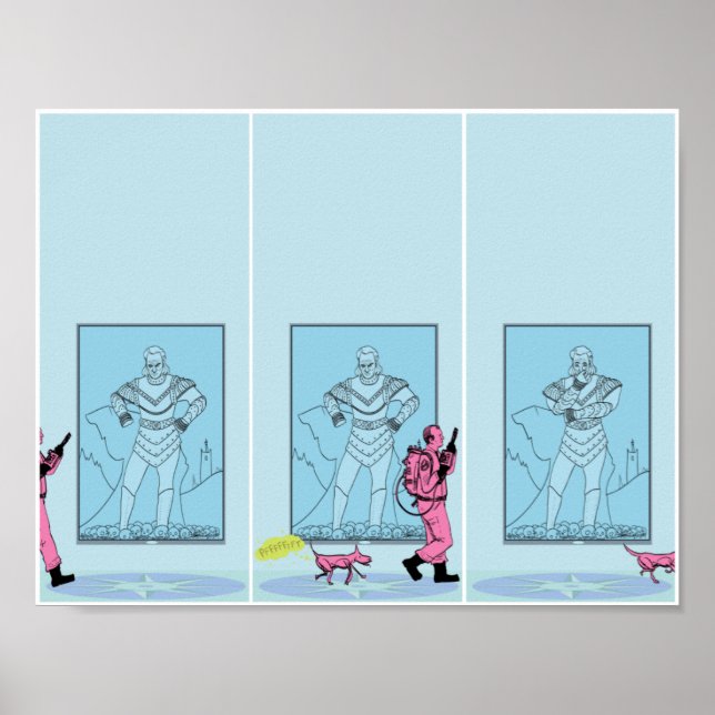 Museum Hund Farts Poster (Framsidan)