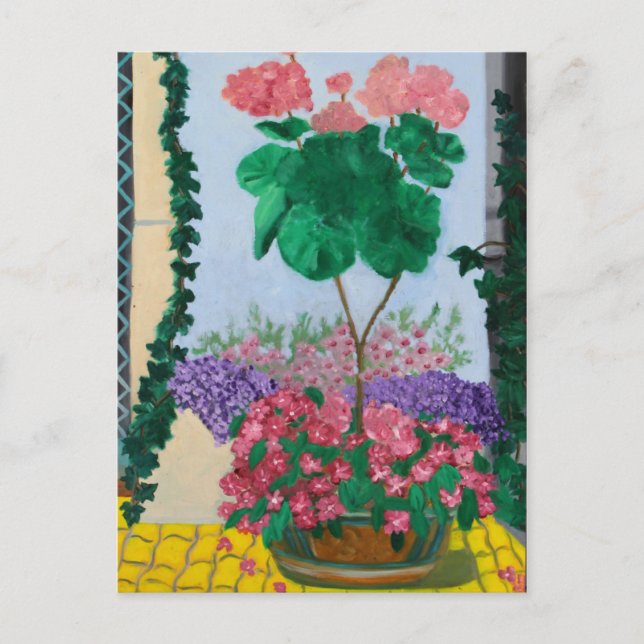 MUSEUM ISLAND BERLIN FLOWERS VYKORT (Framsida)