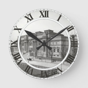 Museum Manhattan Wall Clock Rund Klocka