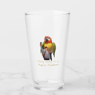 Museum Moment - Selfie med en giant Parrot Glaskopp