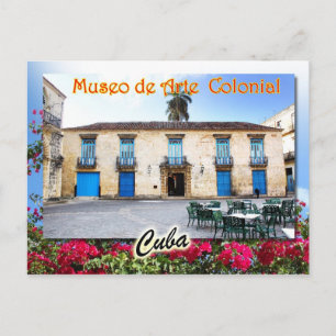 Museum of Colonial Art, Havanna, Kuba Vykort