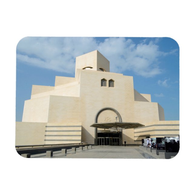 Museum of Islamic Arts, Qatar rektangulära magnet (Horisontell)