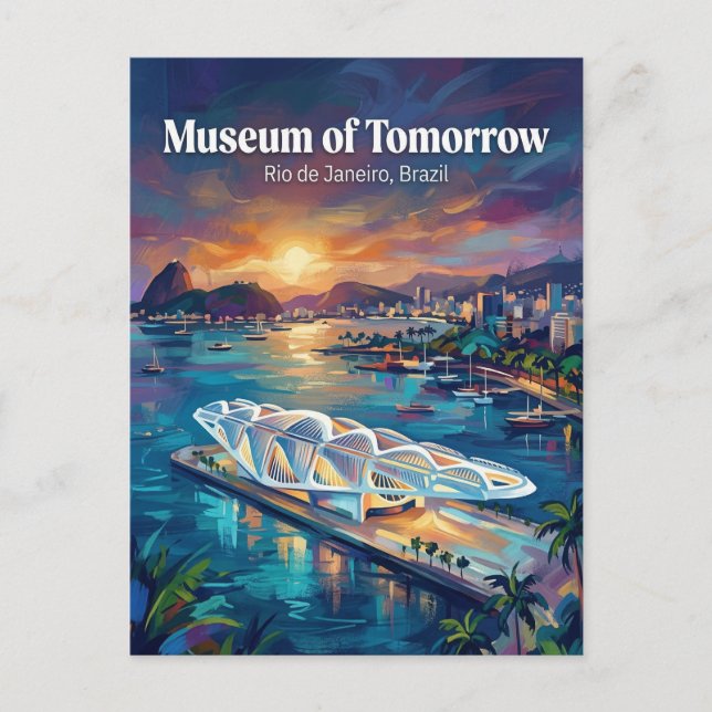 Museum of Tomorrow Brazil Vykort (Framsida)