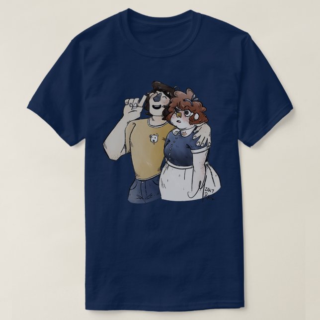 Museum Romantik T Shirt (Design framsida)