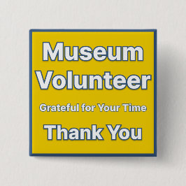 Museum Volunteer Button Knapp