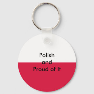 MUSEUM Zazzle, polsk och stolt Nyckelring