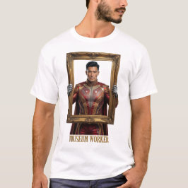Museumarbetar-superhjälte T-shirt