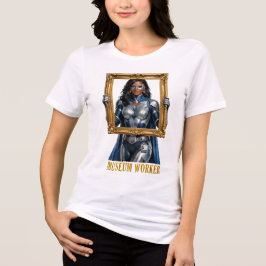 Museumarbetare Superhero T-shirt