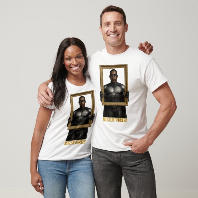Museumarbetare Superhjälte T-shirt (Unisex)
