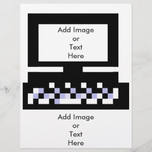 MUSEUMkonstnärserien avbildar datoren Bk Reklamblad