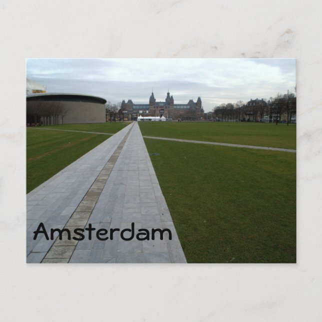 Museumplein, Amsterdam Vykort (Framsida)