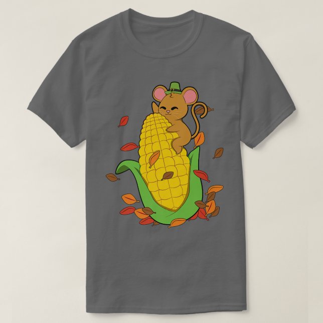 Musfallande Löv på hösten Maj T Shirt (Design framsida)