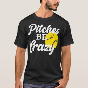 Mush boll-softball-kakor är galna t shirt
