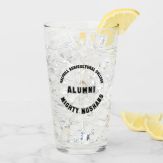 Mushans Alumni Glass Tumbler Glaskopp