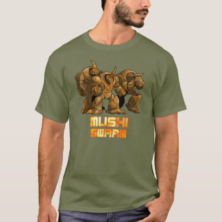 Mushi svärmbrunt tee shirt