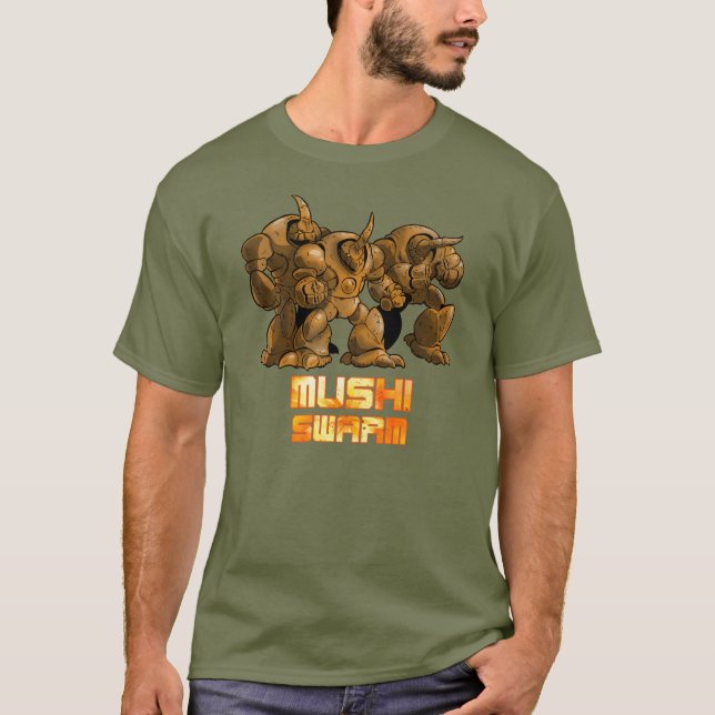 Mushi svärmbrunt tee shirt (Framsida)