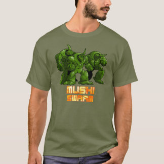 Mushi svärmgrönt t shirt